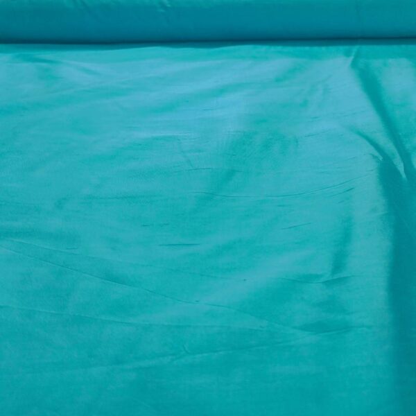 Dupion Boon Aqua Silk Fabric - Image 3
