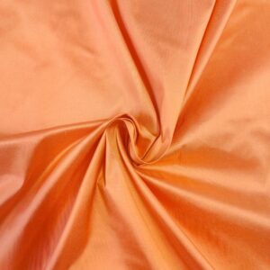 Dupion Boon Orange 100% Silk Fabric