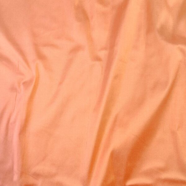Dupion Boon Orange 100% Silk Fabric - Image 3