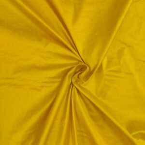 Dupion Canary Gold Premium Silk Fabric