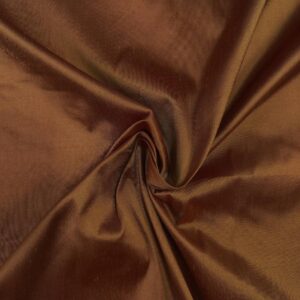Dupion Red Beige Silk