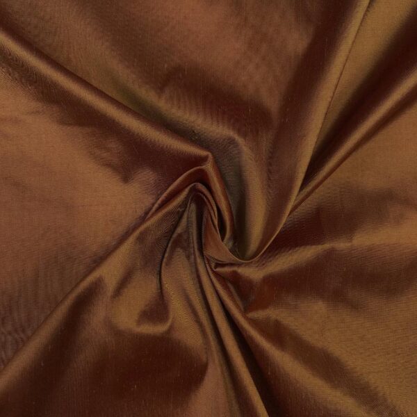 Dupion Red Beige Silk