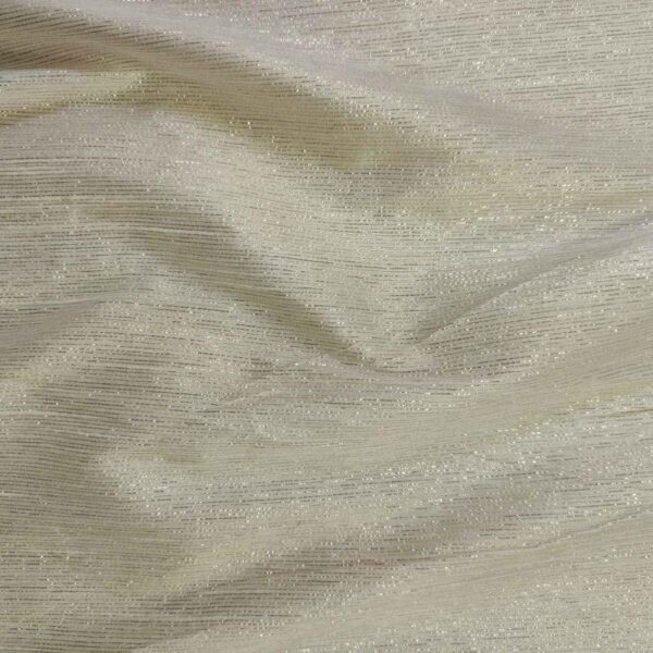 100% Silk Dupion Baby Pink With Golden Lurex - Image 2