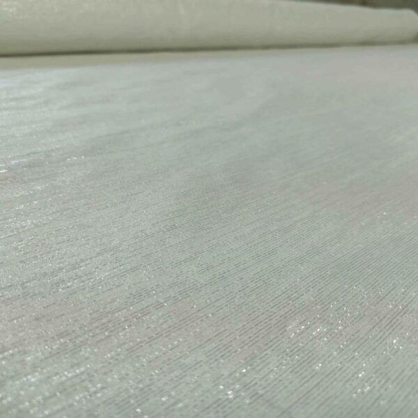 100% Silk Dupion Cream With Silver Lurex
