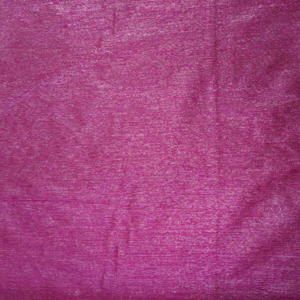 100% Silk Dupion Pink With Golden Lurex - Image 3
