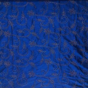 ED 2572 Royale Blue Embroidery Fabric