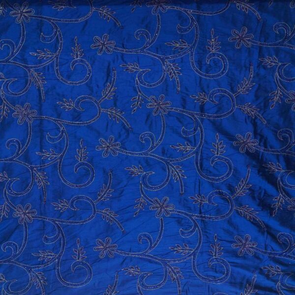 ED 2572 Royale Blue Embroidery Fabric