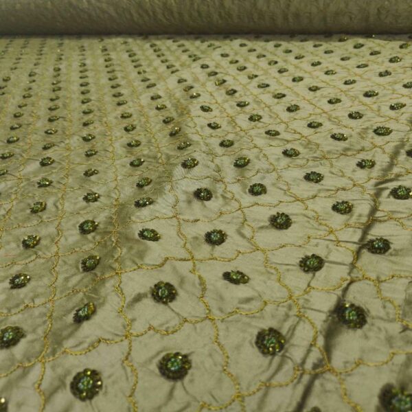 ED 2849 Grape Embroidered Fabric - Image 2