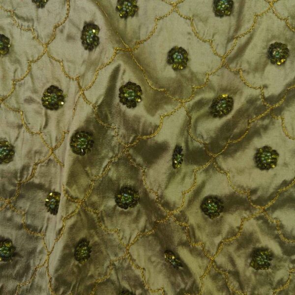 ED 2849 Grape Embroidered Fabric - Image 3