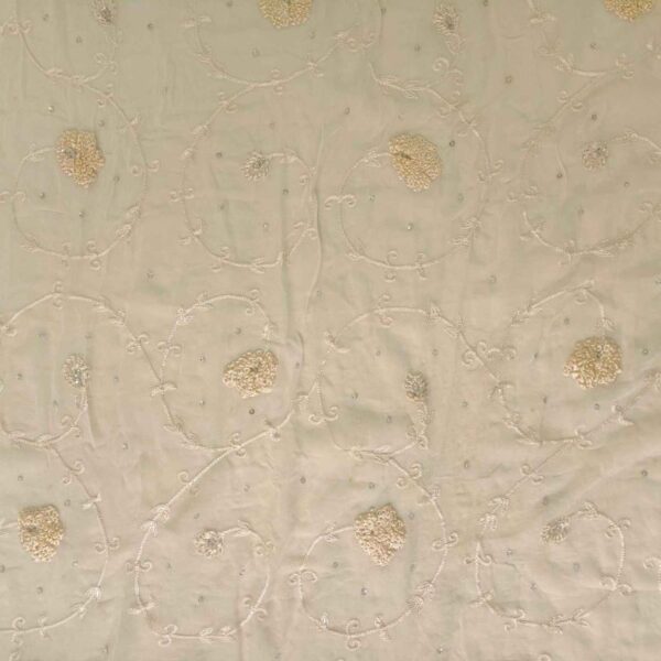 Silk Georgette ED049 Embroidred Fabric - Image 3