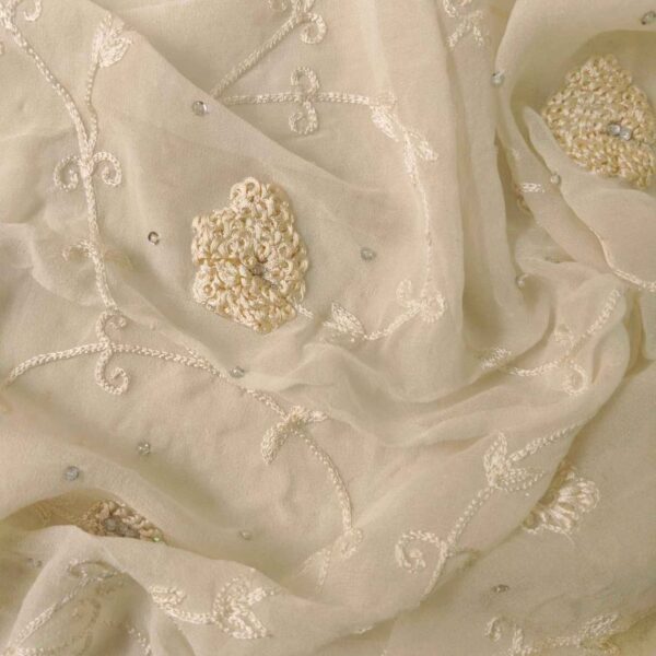 Silk Georgette ED049 Embroidred Fabric - Image 2
