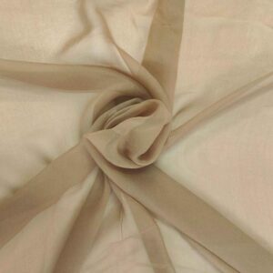 Silk Georgette LightBrown Fabric