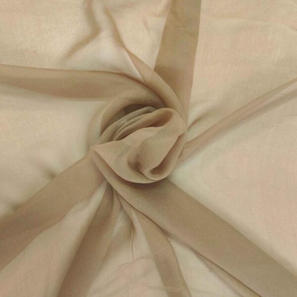 Silk Georgette LightBrown Fabric