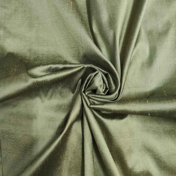 Handmade Dupion BLACK WHITE 100% Silk Fabric