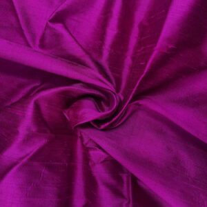Handmade Dupion DARK RANI 100% Silk Fabric