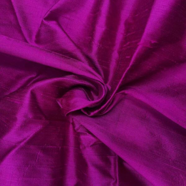 Handmade Dupion DARK RANI 100% Silk Fabric