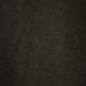 Handmade Dupion DARK BROWN 100% Silk Fabric