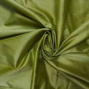 Handmade Dupion 2 GREEN Fabric Wholesale Direct