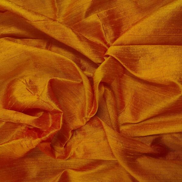 Handmade Dupion MAGENTA 100% Silk Fabric - Image 2