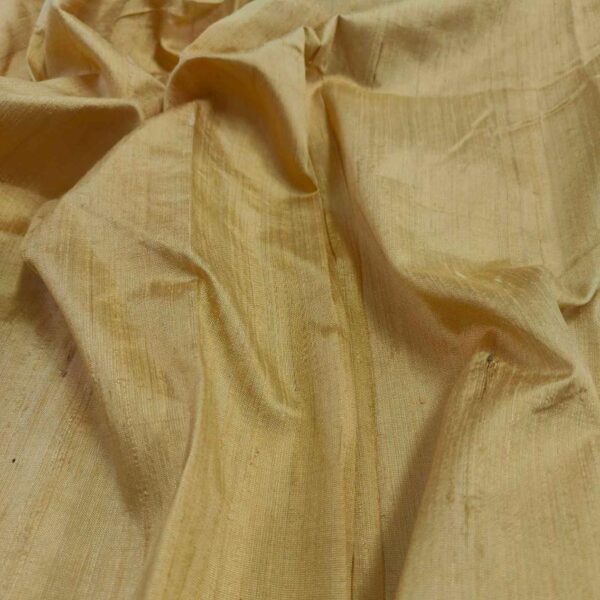 Handmade Dupion SANDAL WOOD 100% Silk Fabric - Image 3