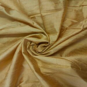 Handmade Dupion SANDAL WOOD 100% Silk Fabric