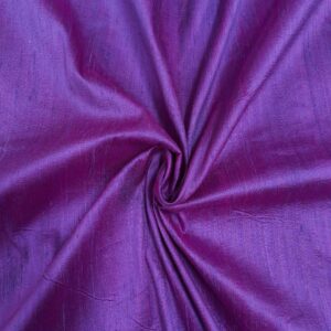 Handmade Dupion Purple Rani Silk Fabric