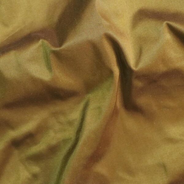 40 MM HEAVY WEIGHT TH-176 OLIVE SILK TAFFETA FABRIC - Image 2