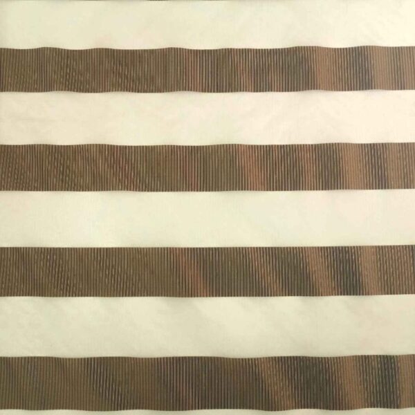 Organza Sophia Brown Silk Fabric - Image 2