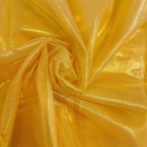 Polyester Organza Lurex Orange Gold