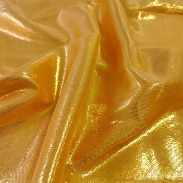 Polyester Organza Lurex Yellow Gold - Image 2