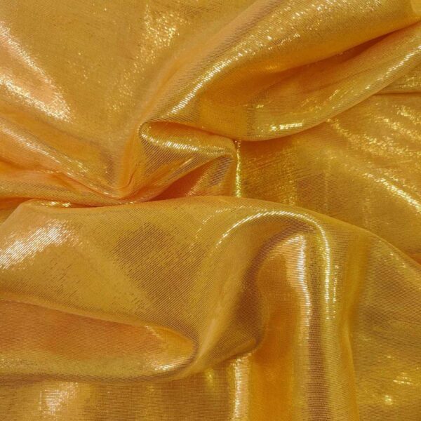 Polyester Organza Lurex Yellow Gold - Image 3
