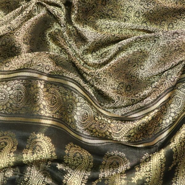 Black Gold #2 Scarf Fabric - Image 2