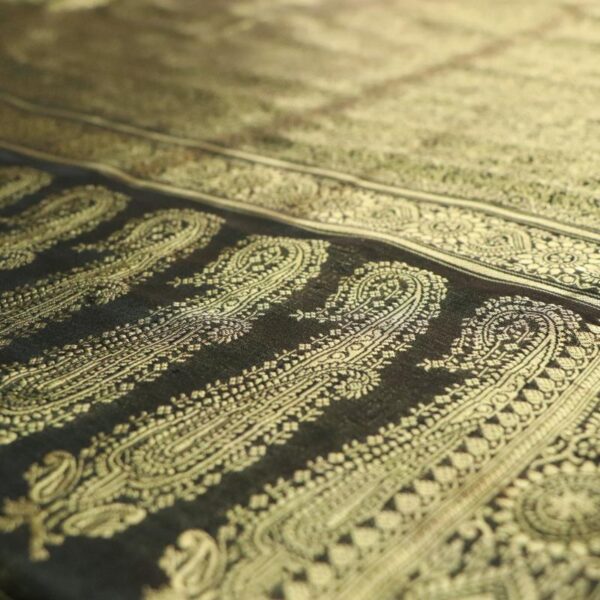 Black Gold #2 Scarf Fabric - Image 3