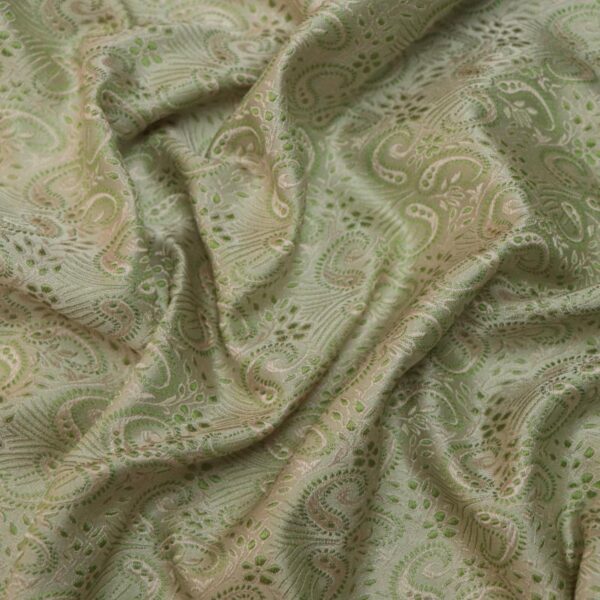 Mint Green Scarf Fabric - Image 3