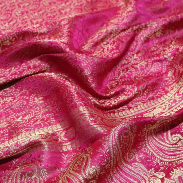 Pink Gold Scarf Fabric - Image 2