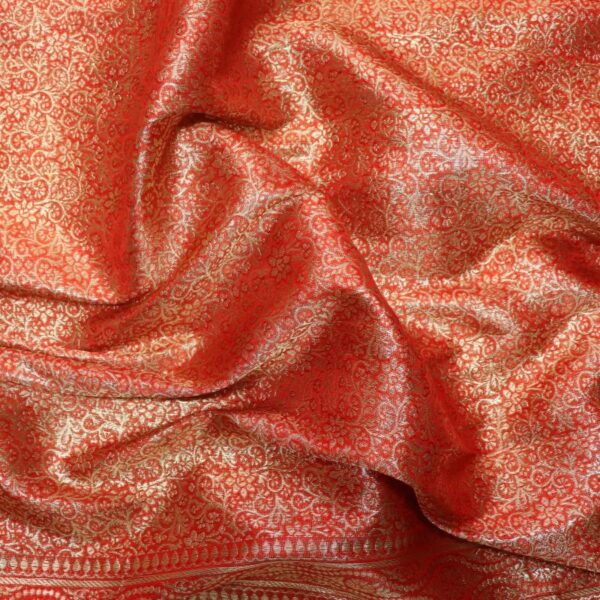 Red Gold #2 Scarf Fabric - Image 3