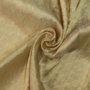 White Gold Scarf Fabric