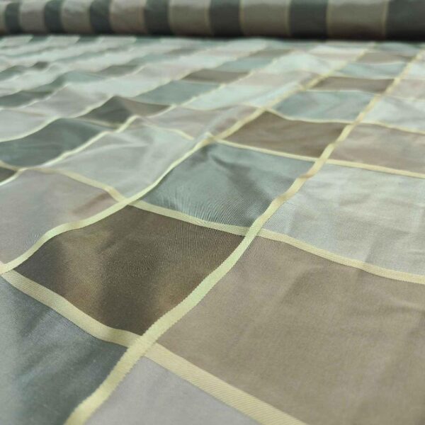 Antique-912-1 SILK SATIN STRIPE FABRIC