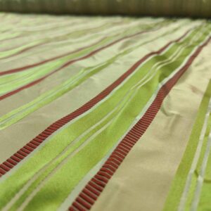 Dina #3 SILK SATIN STRIPE FABRIC