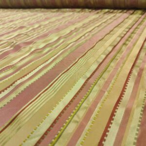 Dot Taffeta Pink SILK SATIN STRIPE FABRIC