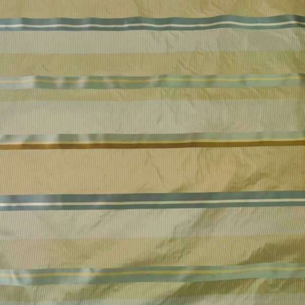 Forest Green SILK SATIN STRIPE FABRIC - Image 3
