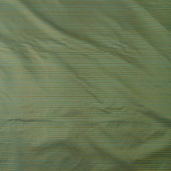 Masti Green SILK SATIN STRIPE FABRIC - Image 3