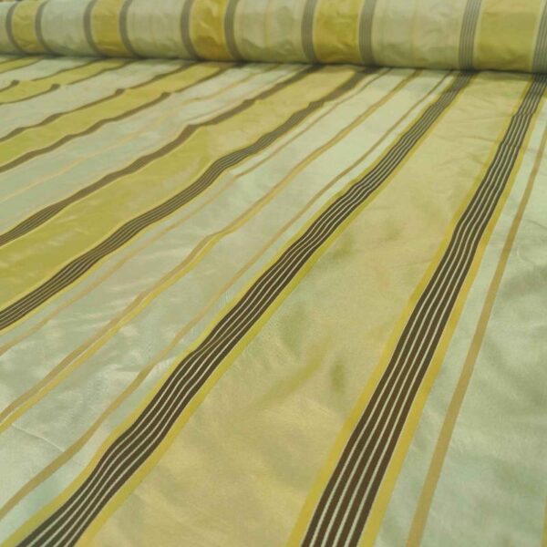 Mira-5 SILK SATIN STRIPE FABRIC