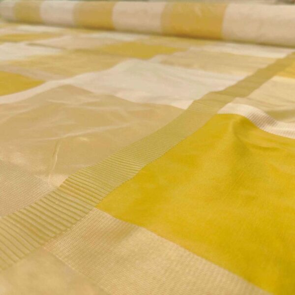 Railway Checks SILK SATIN STRIPE FABRIC - Image 3