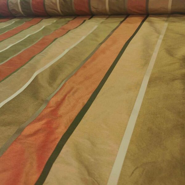 Romania SILK SATIN STRIPE FABRIC